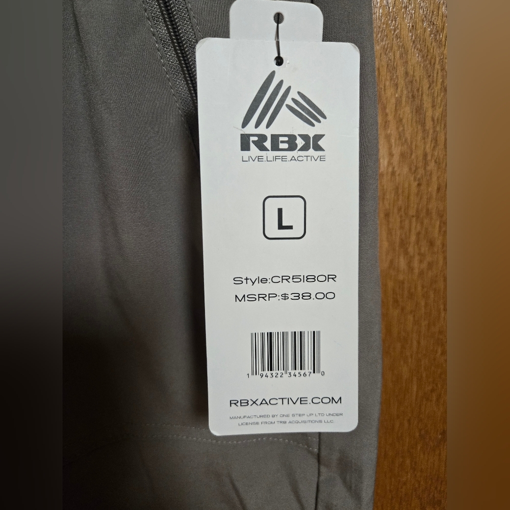 RBX Active Walking Shorts, size L, NWT - Picture 3 of 6